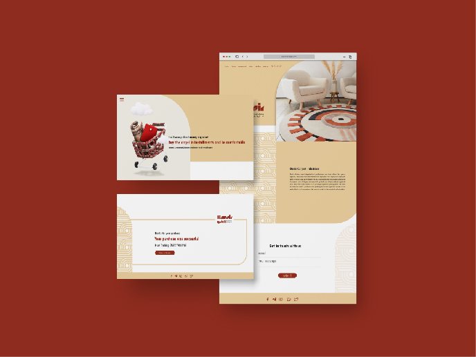طراحی UI/UX وب‌سایت دنیر